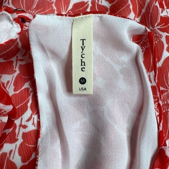 NWOT‎ Dainty Floral Print Sleeveless Spring/Summer Dress Size Medium - Picture 9 of 10